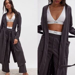 Two pieces Free people Baby I’m yours maxi cardi + pants